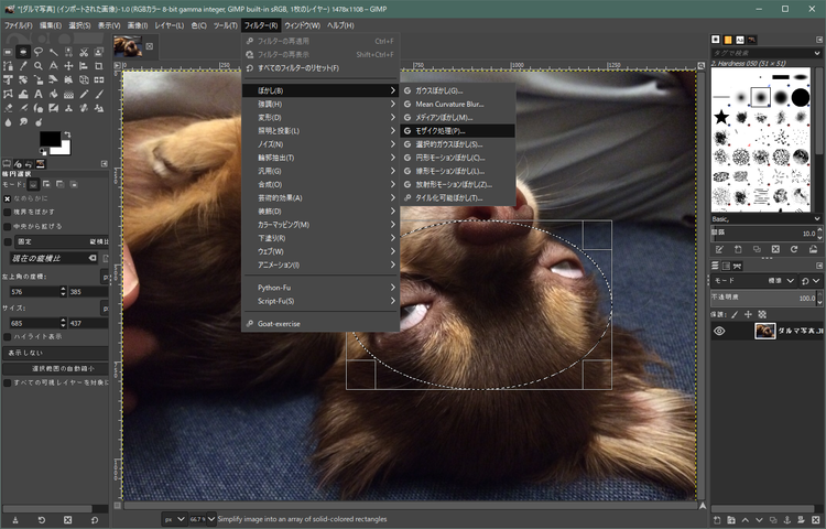 GIMPの画像